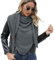 Vijamiy Dreieckstuch Schal Damen Winter,Damenmode Flauschig Schal Dreieck Weich und Kuschelig,um Als Umschlagtuch Halstuch Verwendet Zu Werden Geschenke 200cm*80cm(Grau)