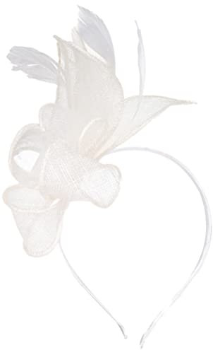 SOLUSTRE Fascinator-Haarband Aus Jute Für Damen Und Mädchen Für Teepartys Halloween Und Formelle Anlässe Passend Zu Kurzem Und Langem Haar