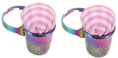 COHEALI 2st Kreuzstich-nadelkissen Nähnadelkissen Nähnadel-Organizer Nadelkissen Zum Nähen DIY-nähzubehör Neuheit Nadelkissen Kompaktes Nadelkissen Nähwerkzeug Fingerhut Haushalt Legierung