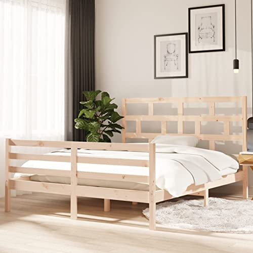Camerina Massivholzbett Bettgestell Bed Frame Bett Mit Bettkasten Hausbett Bett Massivholz Kiefer 160x200 cm 3101293