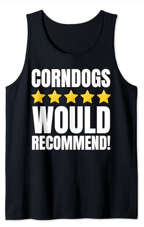 Divertente salsiccia in pastella di mais e farina di ma Canotta