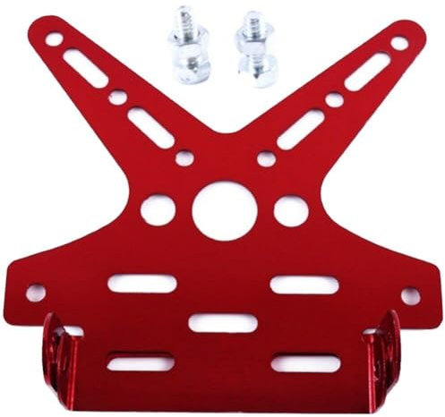Muteitt Motorrad-nummernschild-Rahmen Hinten, Aluminiumlegierung, Motorrad-nummernschild-Halterung, Angepasster Nummernschild-Halter Für Roller