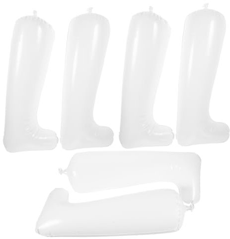 WESIEVYA 3pairs Pvc Inflatable Boot Stretcher Lightweight Shoe Trees for Long Boots Suitable for Daily Storage and Trips