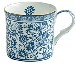 Windmilne Taza de café Antigua, Taza de té de cerámica de Porcelana China, Taza Retro para el hogar y la Oficina para café, Leche y Jugo (C)