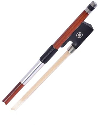 Geigenbogen Geigenbogen aus brasilianischem Holz Geigenbogen Haarbogen Stange aus natürlichem Schachtelhalm in Leistungsqualität(1/8)