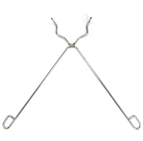 Pinze per braciere Pinze Ire Pinze per braciere Pinze per Legna da ardere Morsetto per crogiolo in Acciaio Inossidabile per Camino Interno, braciere Esterno (60 cm) ()