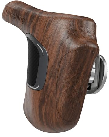 SmallRig Rotating Right-Side Wooden Handle for ARRI Rosette, Load Capacity to 15kg / 33lbs, Flexible Position Adjustment, Ergonomic Design & Anti-Slip Design - 5193