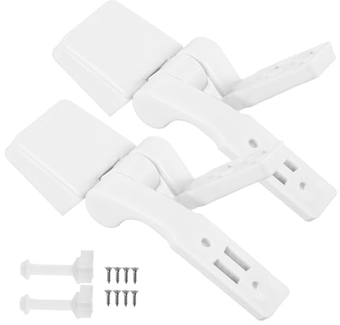 Yardenfun Bulloni e Dadi Per Sedili Wc Kit Di Cerniere in Plastica Per Wc Con Viti Di Ricambio Accessori Per Sedili