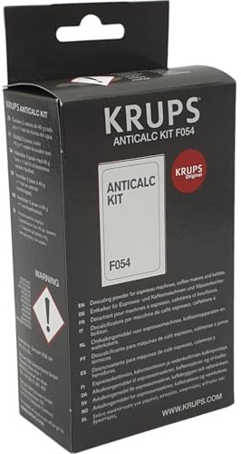 NaschLager Entkalker F054 2 x 40 g kompatibel mit Krups Kaffeevollautomat | Anticalc Kit mit 2 x 40 g Entkalkungspulver; kompatibel mit F054001A/F054001B für Kaffee- und Espressomaschinen.