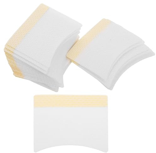 Abaodam 40 Discos de Algodón Blancos para Desmaquillar Ojos y Retirar Extensiones de Pestañas, Suaves, sin Pelusas, Ideales para Viaje y Cuidado Facial