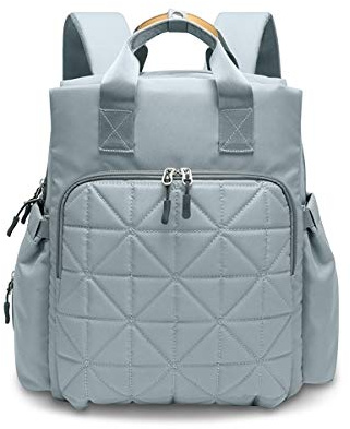 SONARIN Wasserdicht Baby Wickelrucksack mit Nappy Wickelauflage,Große Kapazität,Wickeltasche,Reise-Rucksack-Organizer,bis zu 17 Taschen,Stilvoll und Langlebig,Ideal Geschenk(Grau)