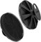 INNERNEED Estropajo corporal de silicona suave de grado alimenticio, cepillo de ducha, cepillo de limpieza de manos para la piel, exfoliación suave y buena espuma, color negro