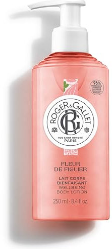 Roger&Gallet - Lait Corps Parfumé Fleur de Figuier - Lait Corps Hydratant, Délassant - Notes de Figue, Pamplemousse, Muscs - Enrichi en Beurre de Karité - Hydratant et Nourrissant - Vegan