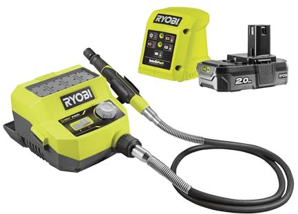 Ryobi Mini-Multifunktionswerkzeug – RRTS18-120GA35-18 V OnePlus – 1 Akku 2,0 Ah – 1 Ladegerät – 4000 – 35.000 U/min – 35 Zubehörteile