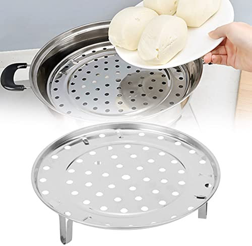 bambusdämpfer+Dampftablett Edel hl Dampfhalter Tablett Kochzubeh?r(Medium 24cm diameter)