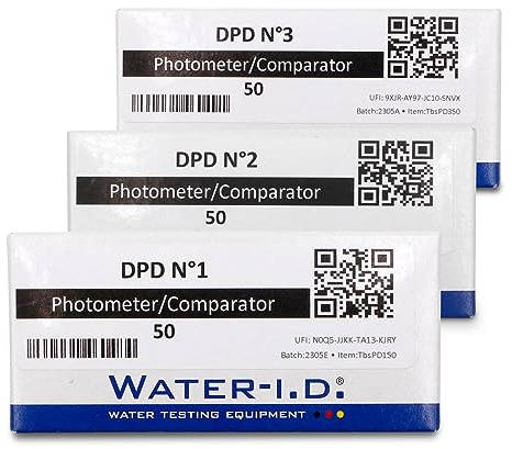 Pool Reagenz-Set - Messung von Chloramine im Poolwasser - Für PoolLab 2.0 & PrimeLab - Nicht für manuelle Schütteltester! - Made in Germany