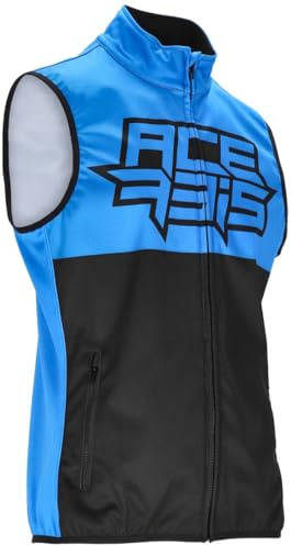 ACERBIS GILET SOFTSHELL LINEAR NERO/BLU XXXL