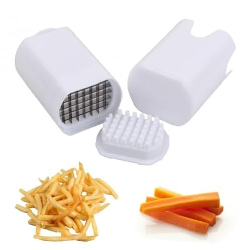 Rapidbok Cortador de Patatas y Verduras en Bastoncillos, Cortador de Patatas Fritas con Cuchillas de 10 mm