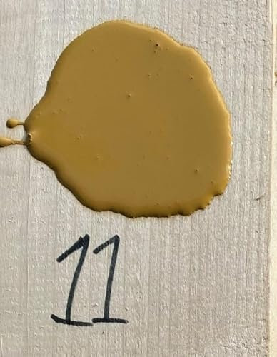 PrintGreen! Leinölfarbe - Innen-& Außenfarbe - Sonnengelb - natürlicher Holzschutz - Made in Schweden - für Holz, Putz, Gips, Stein, Metall uvm. (1 Liter)