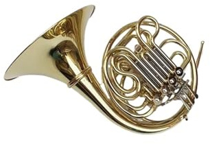 Waldhorn-Set Waldhorn B/f 4 Klappen Gold Doppelreihig Messing Korpus Musikinstrument Mit Mundstück