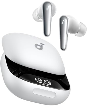 soundcore Liberty 4 Pro von Anker, Kabellose Noise Cancelling Kopfhörer, Earbuds mit 7 Sensoren, ANC in Echtzeit, 2× schneller Laden, Studio-Niveau, klare Anrufe mit 6 Mikros + KI(Generalüberholt)