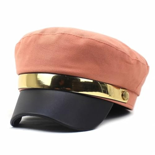 Winter Newsboy Cap Visier Baskenmütze Mode Schirmmütze Pageboy Hut für Damen, Orange, Einheitsgröße