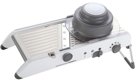 OFFSCH Cortadora De Alimentos Eléctrica Multifunción Cortafiambres Rallador De Queso De Verduras Acero Inoxidable Tambores Intercambiables