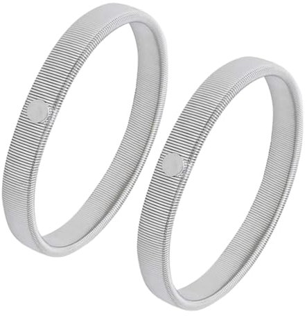 Shirt Sleeve Holders,2PCS Anti-slip Metal ShirtSleeve Holders Stretchy Garter Shirts Elastic Armbands,SleeveGarters Arm Garters Shirt Garters,Sleeve Garter Women,ShirtSleeve Gartersfor Men (Silver)
