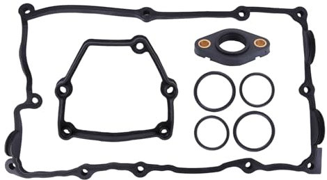 LICHENGTAI 11120032224 - Set di guarnizioni per coperchio valvola 1 E87 3 E46 E90 5 E60 X3 Z4 N42 N46 11377502022, 11377514007, 11377514008 Coperchio valvola motore