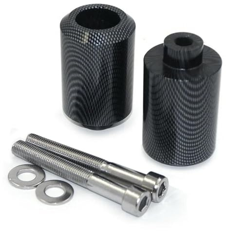 SNWDBH Slider Telaio Moto Protezione Anticaduta Protezione Antiurto per Y&amaha FZ6 FZS600 FZ6N FZ6 per FAZER Accessori Protezione Antiurto Tamponi Paratelaio Crash Protector(Aspetto Carbonio)