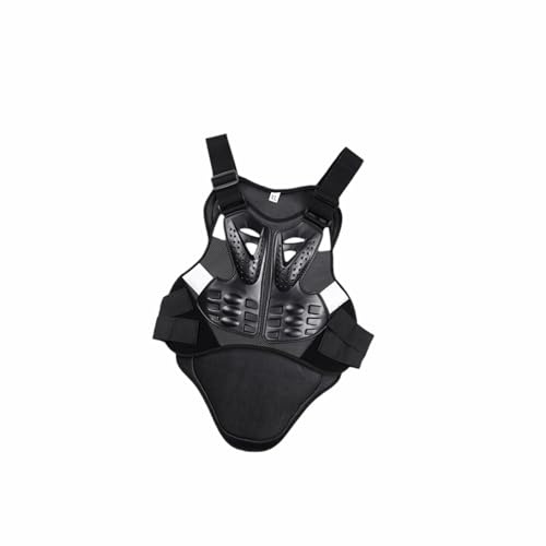 Perfeclan Chaleco de Motociclista, Chaleco de Protección Corporal, Ajustable, Suave, con Tiras Reflectantes, Equipo de Protección para Hombres, Bicicleta de Mon, SG