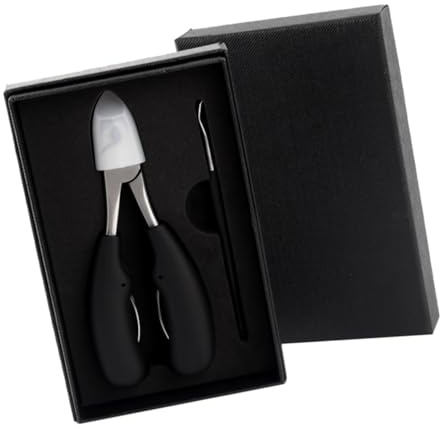 NOLITOY Alicate para Uñas de Acero Inoxidable Ergonómico para Cuidado de Uñas Encarnadas y Pedicura Kit Profesional para Pies y Manos Resistente y Fácil de Usar