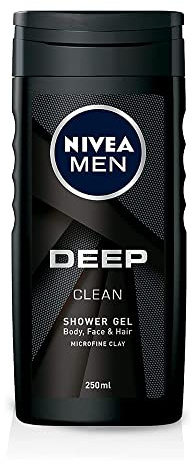 6er Pack - Nivea Duschgel Men - Deep Clean - sorgt für eine hydratisierte Haut - 250ml