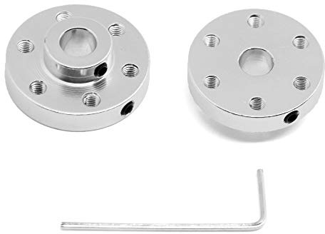 Befenybay 2 PZ Rigida Albero Flangia Accoppiamento per 6 mm Albero Coppia con Filettatura M3