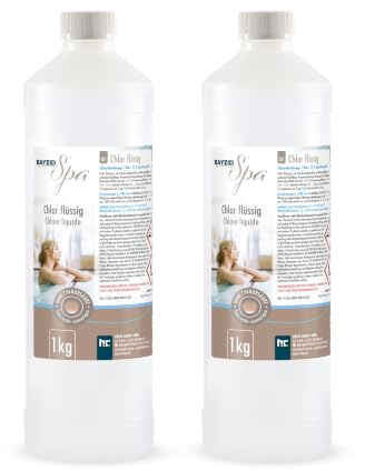 BAYZID® SPA 2 x 1 kg Chlor flüssig für Whirlpool SPA & Planschbecken