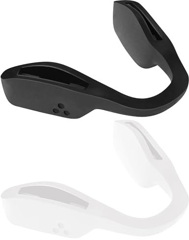 BlazerBuck Ersatz-Nasenteil-Pads für Oakley Metalink OX8153 Brille – Standard-Passform | niedrige Brücke, Schwarz/Weiß, Medium