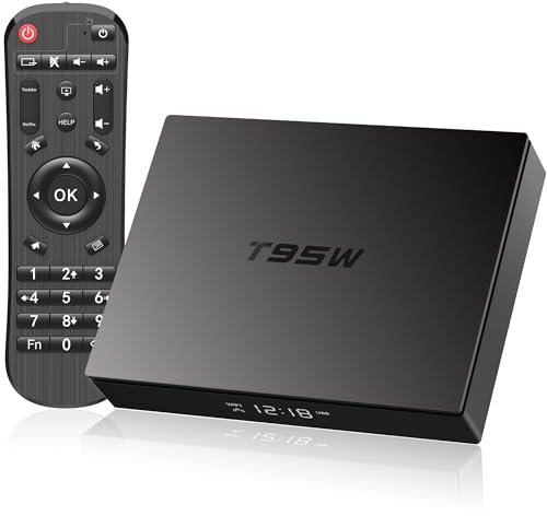 Android TV Box 11.0, 4GB RAM 32GB ROM, S905W2 Quad-Core, Support 2.4G/5G Dual WiFi, Bluetooth 5.0, 100M Ethernet Ultral HD 4K Smart TV Box