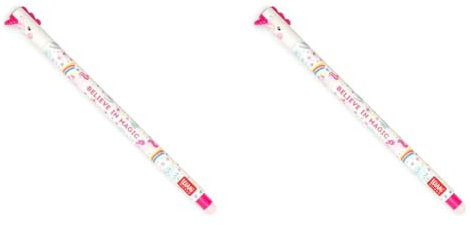 LEGAMI - Löschbarer Gelschreiber, Kugel am Ende zum Entfernen der Tinte ohne Verbrauch der Folie (Packung mit 2)