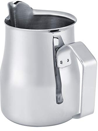 NIZUUONE Jarra de Acero Inoxidable Estilo Latte Art para Espumar Leche y café 750ml (750ml)