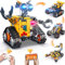 Demkia Robot pour Enfants Garçons, Set 4-en-1 Roboticset avec Télécommande App, Robot Mur/Robot Technique Programmable, Jouet de Construction Créatif, Cadeau d'anniversaire pour Enfants 6-12
