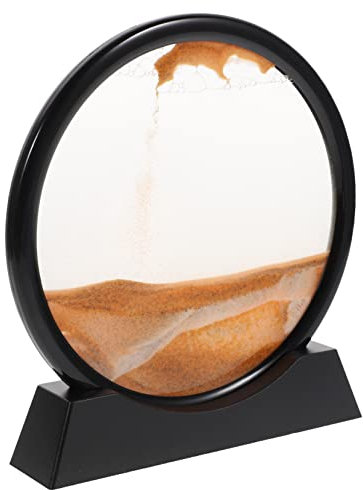 KONTONTY Sablier Décoratif avec Sable Mouvant Art Pluie De Sable pour Bureau Et Maison Élégant Et Relaxant pour Adultes