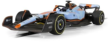 Scalextric Cars - C4559 Williams FW45 - Alex Albon - Gulf Edition - Toy Slot Car for use Race Tracks or Set - Small Kids Gift Ideas for Boy/Girl, Accessories, Blue