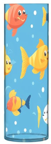 Vaso da fiori a forma di pesce (360), infrangibile, decorativo, moderno, in plastica, per ufficio, casa, riunione