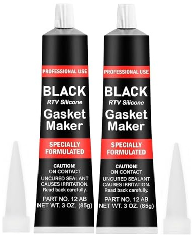 Kiuiom Joint Carter Huile Moteur,Pate a Joint Moteur,Mastic d'étanchéité pour Moteur,Pate a Joint Moteur Haute Temperature,Plage de Résistance à la Chaleur de -60℃-320℃ -85g (2PCS)