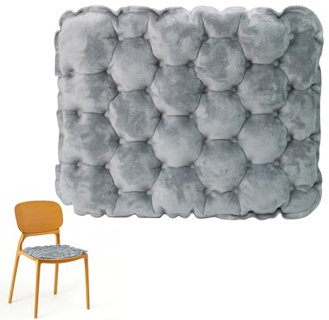 ONTYZZ Cuscino Gonfiabile da Seduta Pieghevole Impermeabile per Campeggio, Escursioni, Barca, Concerti, Sedia da Ufficio, Aereo, 42x33x5 cm
