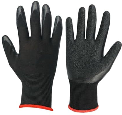 TOGEVAL 1 Paar Gartenhandschuhe Griff Schützend Im Freien Hände Nessel Handschuhe Männer Krallen Arbeitshandschuhe Für Den Garten Bauhandschuhe Für Herren Gartenbedarf Emulsion Black