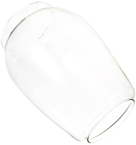 Uonlytech Öllampenzylinder Glas Lampenschirm Verdickt Winddicht Klarglas Ersatz Für Retro Petroleumlampe Camping Und Dekoration
