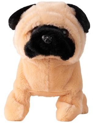 Pugs At Play Peanut Walking Dog Interactive Plush Toy – Soft Electronic Animal That Moves and Makes Sounds, for Toddlers and Kids
