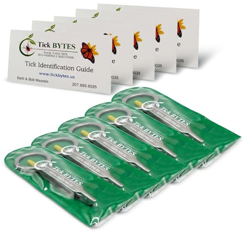 Tick BYTES Tick Removal Kit w/Tick ID Guide (5 Packs)