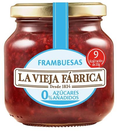La Vieja Fábrica | Mermelada de Frambuesa 0% azucares añadidos | 245g